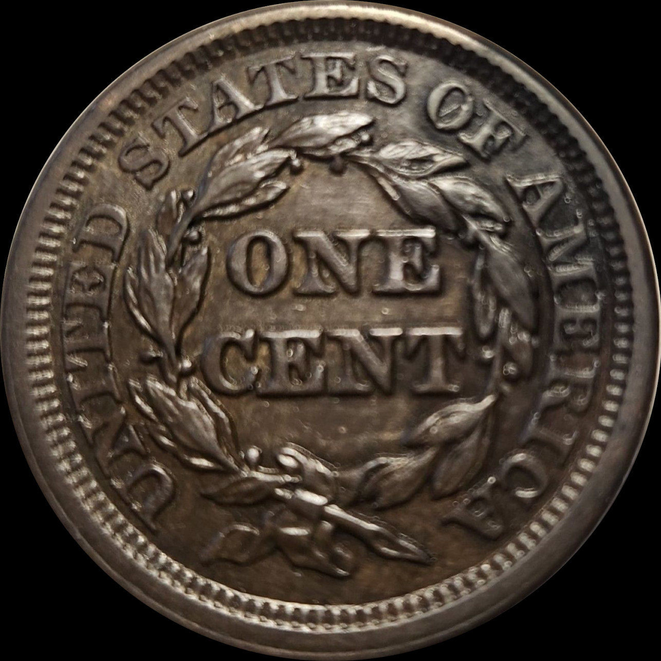 1845-1c-Braided-Hair-Large-Cent-#2